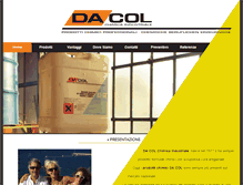Tablet Screenshot of dacolchimica.com